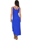Lyss Loo All Wrapped Up Strappy Royal Wrap Dress - Clothing Showroom