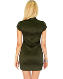 Lyss Loo Show Off Olive Bodycon Dress - Clothing Showroom