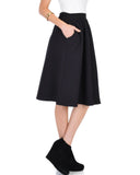 Lyss Loo Dance Montage A-Line Pocket Black Skirt - Clothing Showroom